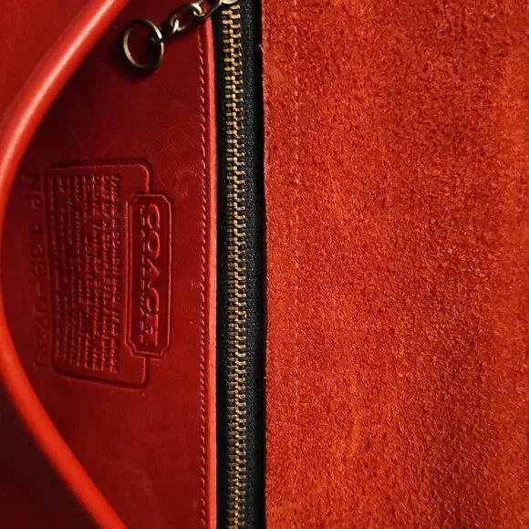 Vintage Chrystie red coach purse - Picture 3 of 5